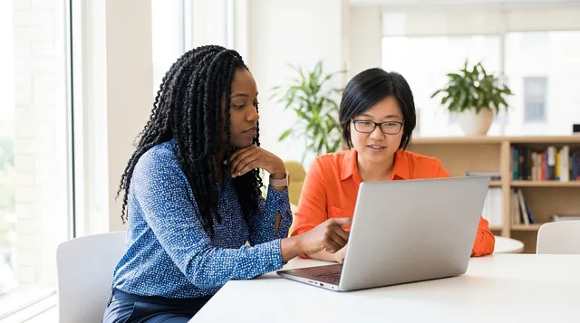 collaboration, office, technology, laptop, discussion, training, diverse, workspace, professional, productivity, development, learning, analysis, mentoring, strategy, guidance, goals, modern, innovation, meeting room. Ninety days to test an accounting service, from verifying demand to deciding on scale
